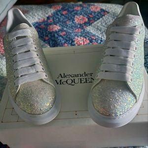 Alexander McQueen oversized sole Ice Glitter - 38.5 (8.5)
